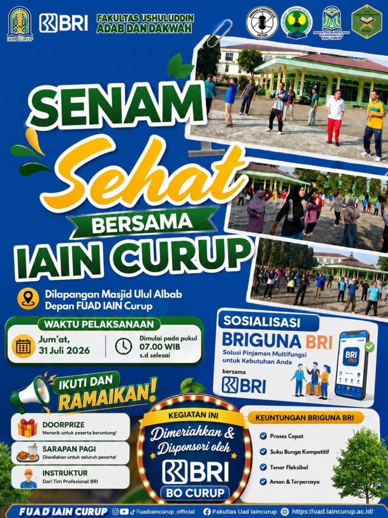 BRI BO Curup dan IAIN Curup Dorong Budaya Kerja Sehat