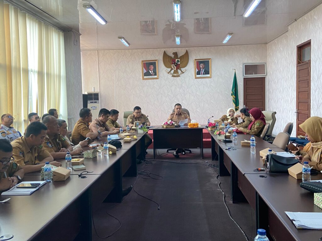 Pemkab Rejang Lebong menggelar rapat pembahasan iuran dan program kerja KORPRI Kabupaten Rejang Lebong, Selasa 29 September 2026