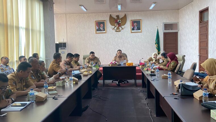 Pemkab Rejang Lebong menggelar rapat pembahasan iuran dan program kerja KORPRI Kabupaten Rejang Lebong, Selasa 29 September 2026