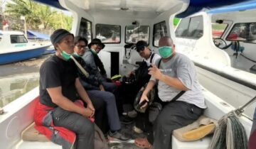 Rombongan Jurnalis yangn Hilang Kontak di Perairan Selat Sunda