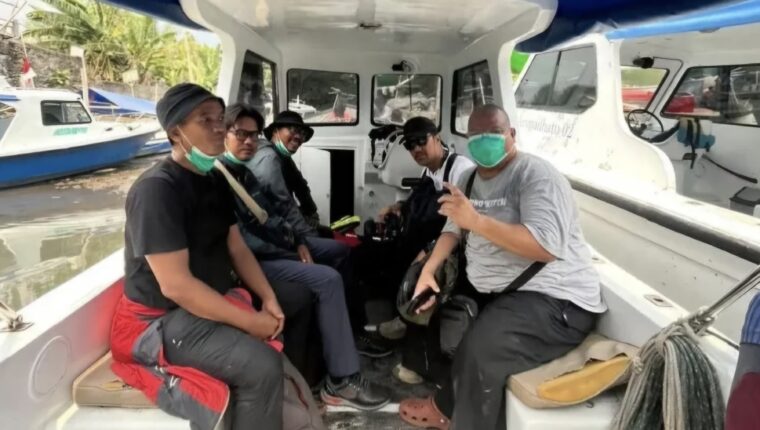 Rombongan Jurnalis yangn Hilang Kontak di Perairan Selat Sunda