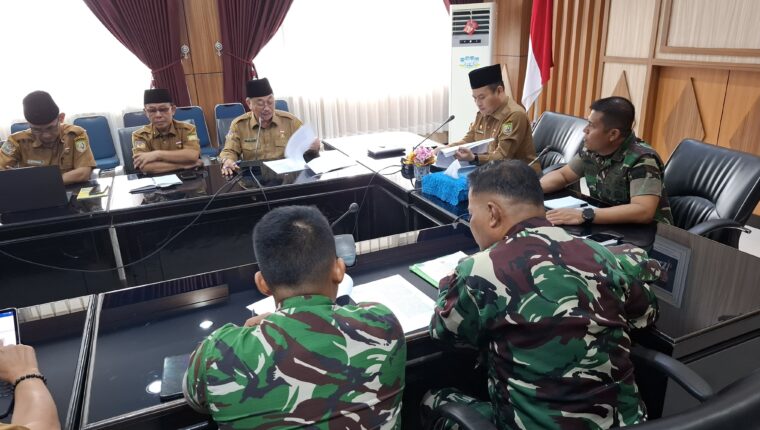 Pemprov Bengkulu Matangkan Sinergi dengan TNI