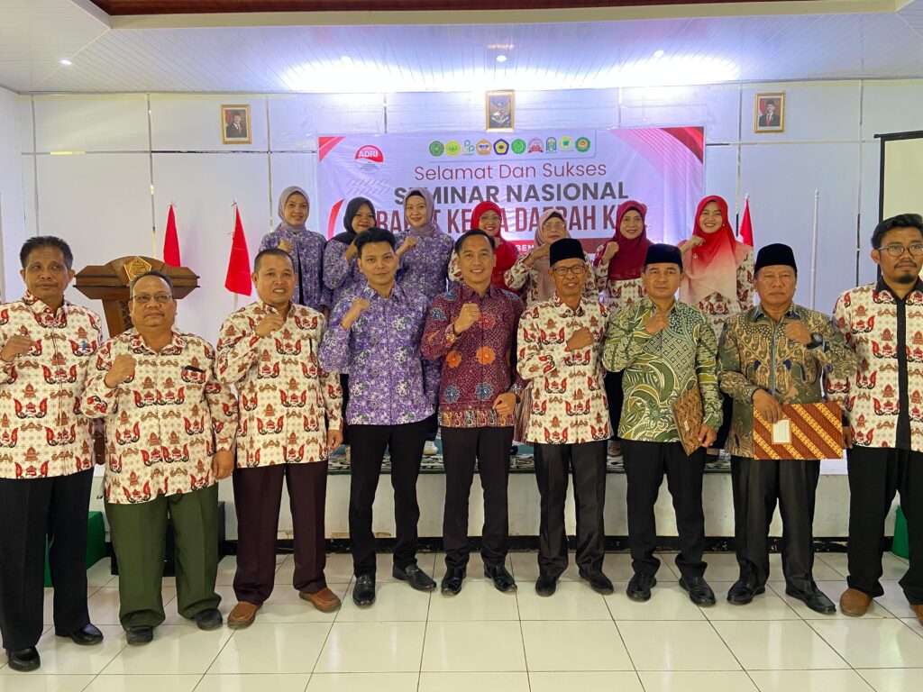 Seminar Nasional dan Rapat Kerja Daerah (Rakerda) II DPD Perkumpulan Ahli dan Dosen Republik Indonesia (ADRI) Provinsi Bengkulu yang digelar di Kabupaten Rejang Lebong.