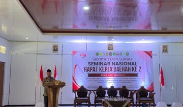 Seminar Nasional dan Rapat Kerja Daerah (Rakerda) II DPD Perkumpulan Ahli dan Dosen Republik Indonesia (ADRI) Provinsi Bengkulu yang digelar di Kabupaten Rejang Lebong.