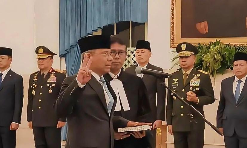 Suahasil Nazara saat Dilantik Menjadi Menteri Keuangan