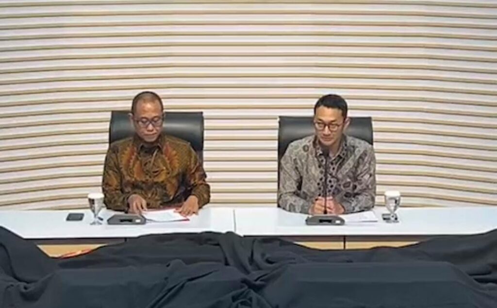 KPK Saat Konfrensi Pers Terkait dugaan suap pengurusan Hak Guna Bangunan (HGB) di wilayah Kabupaten Bogor