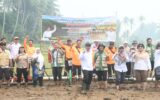 gerakan tanam padi serempak menggunakan metode Pertanian Modern Advance Agriculture System (PM-AAS)