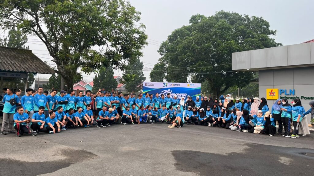 PT PLN Indonesia Power Unit Bisnis Pembangkitan (UBP) Bengkulu turut menyemarakkan InPower Fun Run 2026