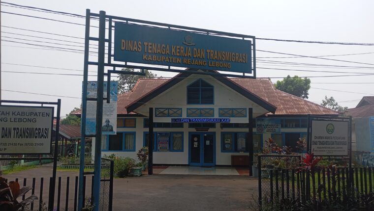 Kantor Dinas Tenaga Kerja dan Transmigrasi Kabupaten Rejang Lebong