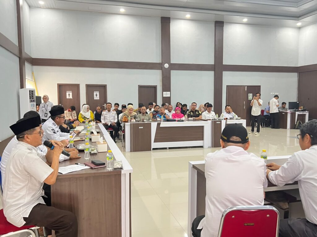 Rapat Kerja Forum Tanggung Jawab Sosial Perusahaan (TSP) dan Program Kemitraan dan Bina Lingkungan (PKBL) Kabupaten Kepahiang Tahun 2026, yang digelar di Kantor Bupati Kepahiang, Rabu 14 Oktober 2026.