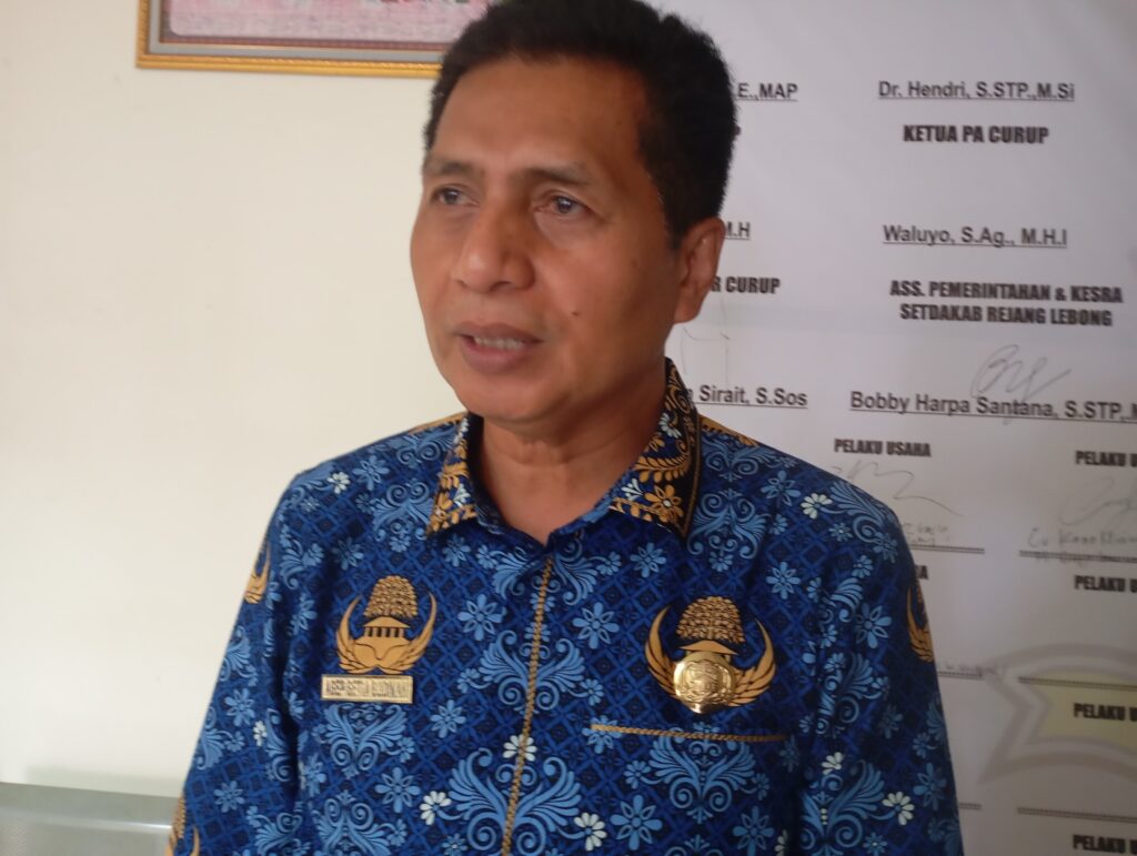 Kepala Dinas Kesehatan Kabupaten Rejang Lebong, drg. Asep Setia Budiman